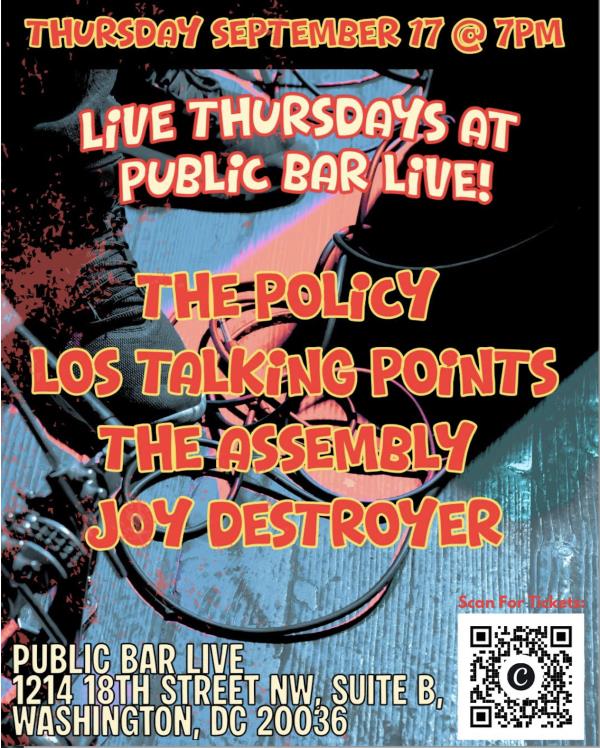 The Policy/Los Talking Points/The Assembly/Joy Destroyer: 